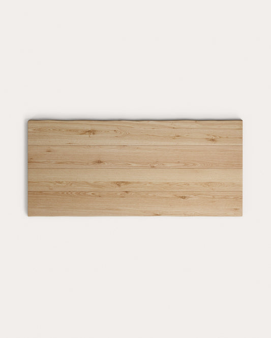 Argo table top in white-washed oak veneer, 220 x 100 cm