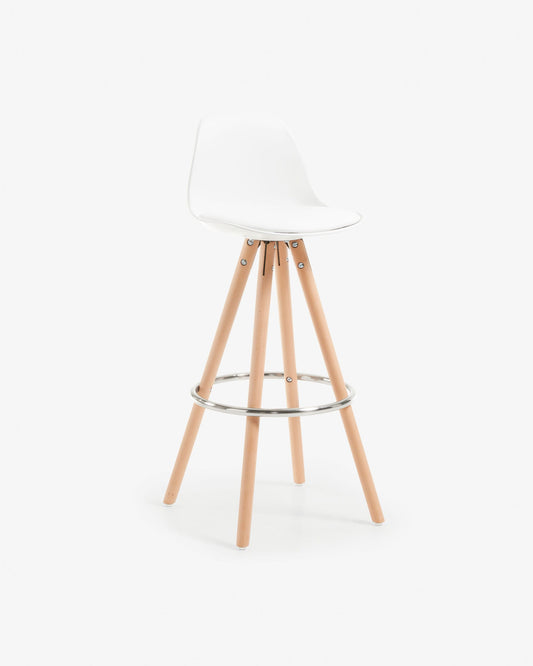 White Slad barstool height 74 cm