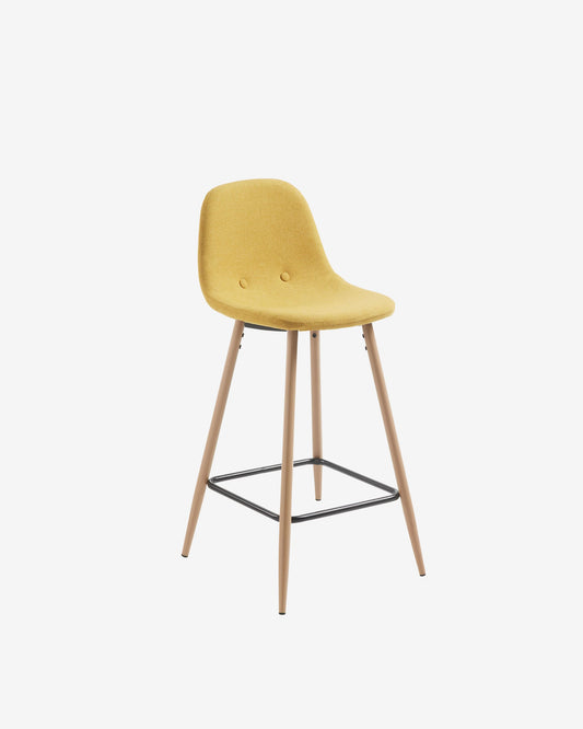 Mustard Nolite stool height 65 cm