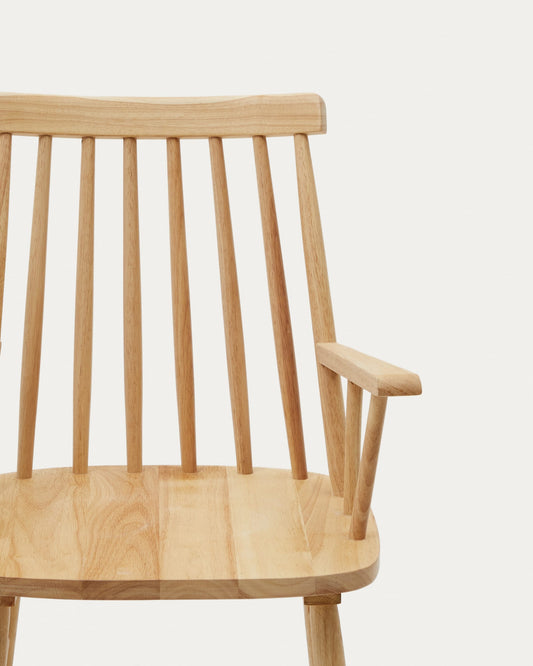 Tressia chair natural with armrests