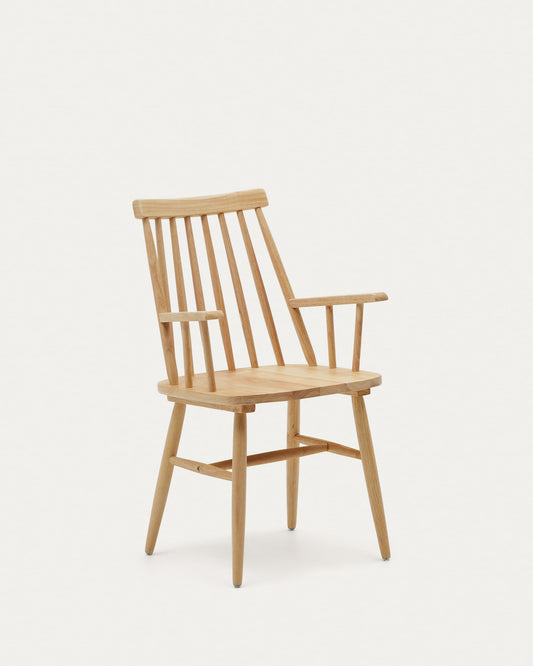 Tressia chair natural with armrests