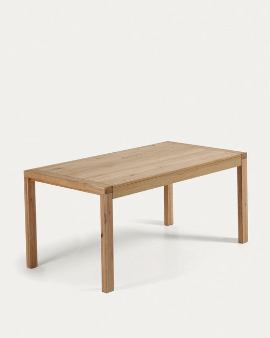 Briva extendable table with a natural oak wood finish, 180 (230) x 90 cm