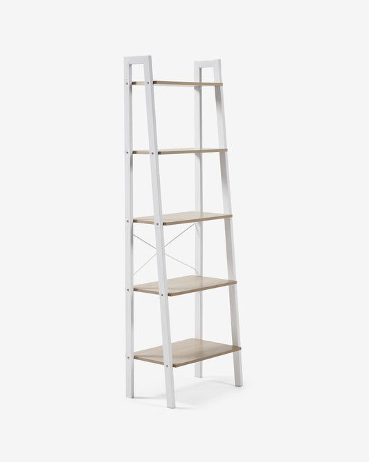 Aarhus shelving unit in white, 56 x 172 cm