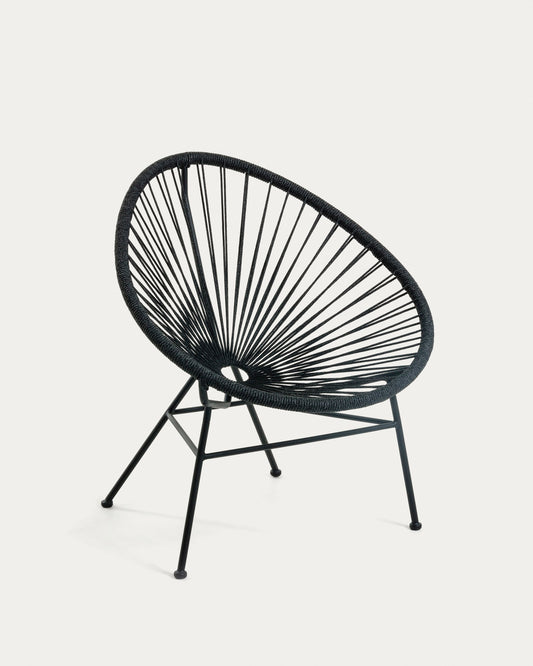 Black Samantha armchair