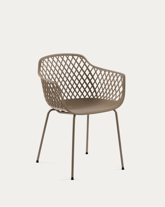 Quinn outdoor chair in beige