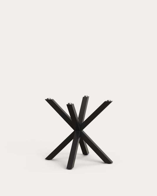 Argo black table legs for round table top