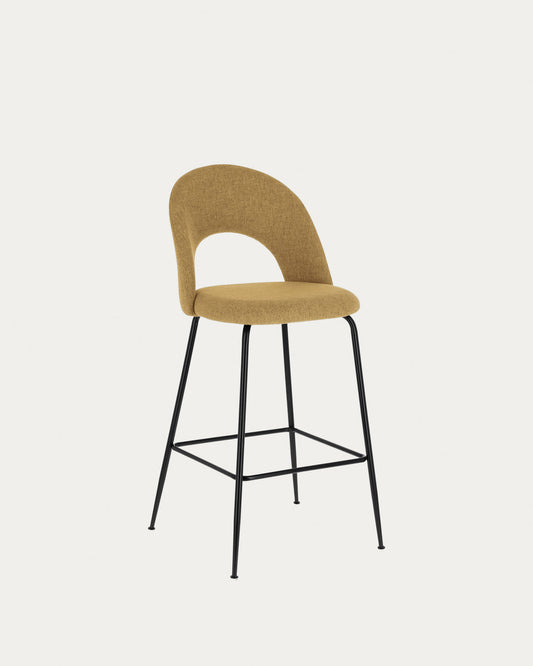 Mahalia mustard-yellow stool height 63 cm