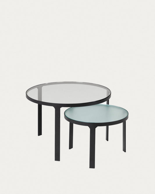 Oni set of 2 side tables Ø 70 cm / Ø 50 cm