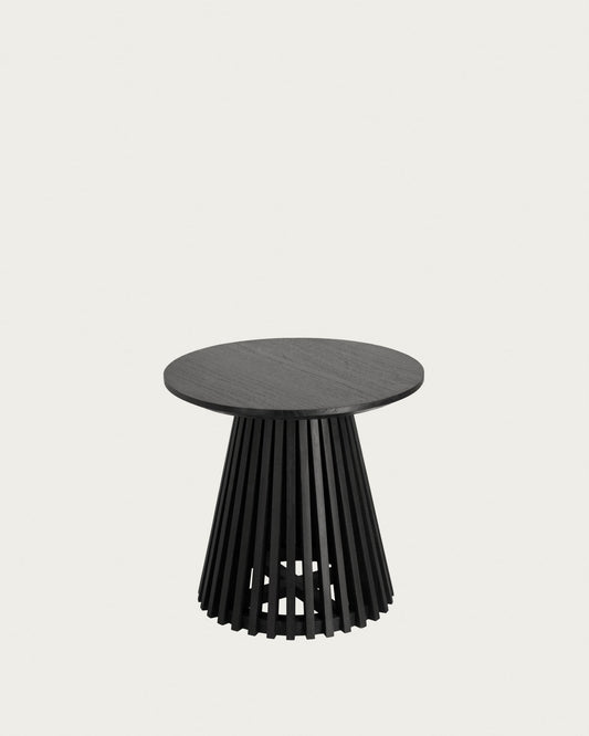 Jeanette Ø 50 cm black side table