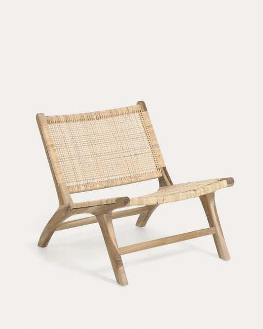 Beida solid teak armchair