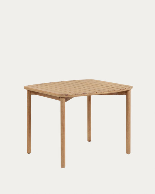 Sheryl 90 x 90 cm table made from solid eucalyptus FSC 100%