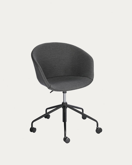 Yvette dark grey office chair