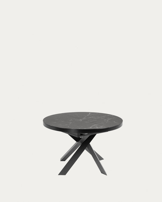 Vashti extendable table Ø 120 (160) cm porcelain