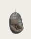 Florina hanging chair in dark grey