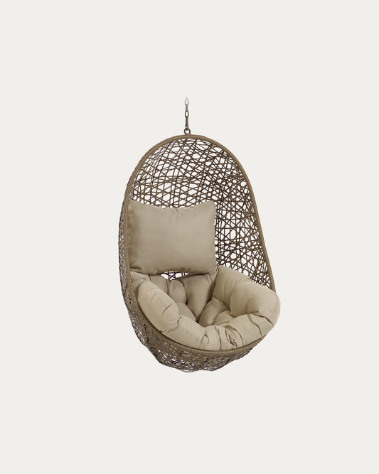 Florina brown hanging chair