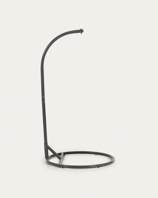 Dalias steel structure in dark grey for hanging chairs