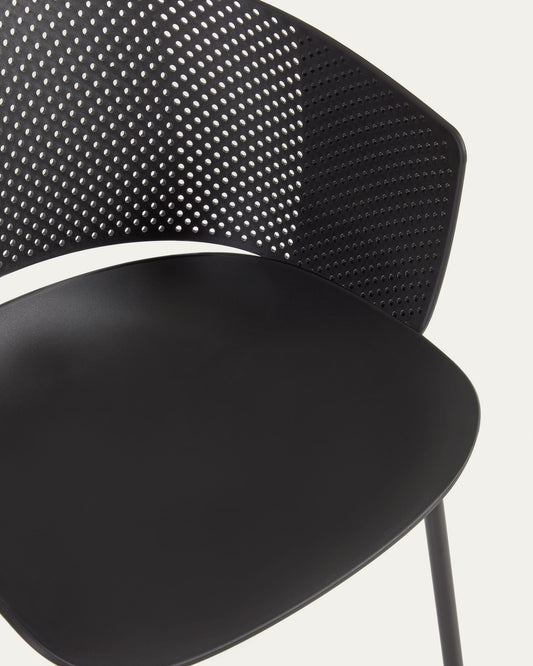 Yeray black garden chair