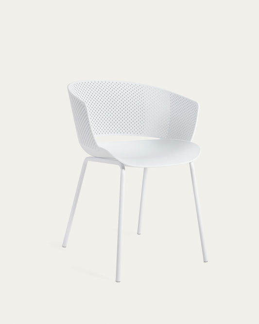 Yeray white garden chair