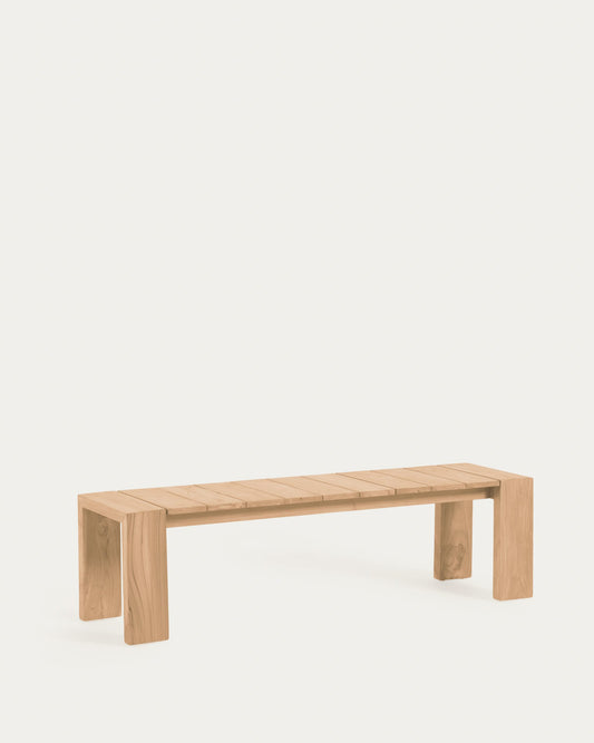 Victoire solid teak outdoor bench 215 cm