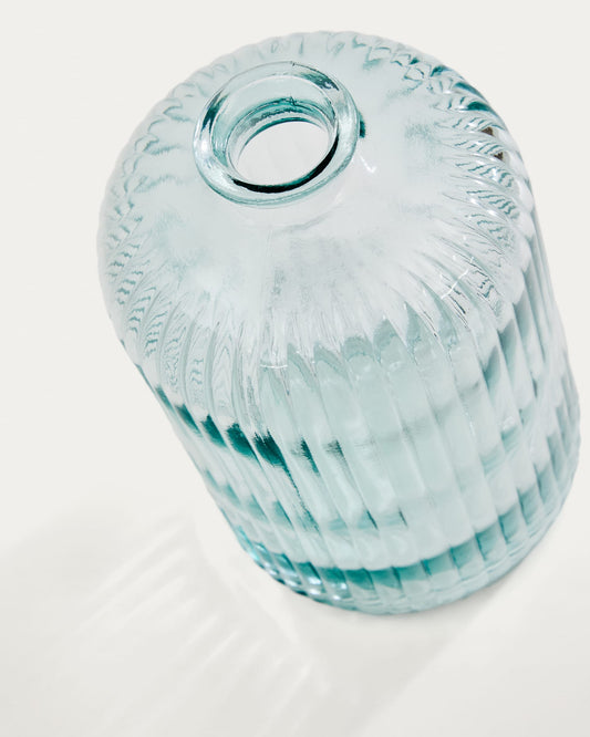 Large Marba bottle made of transparent recycled glass