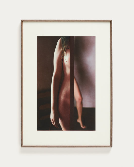 Zavira picture with photograph of female body 50 x 70cm