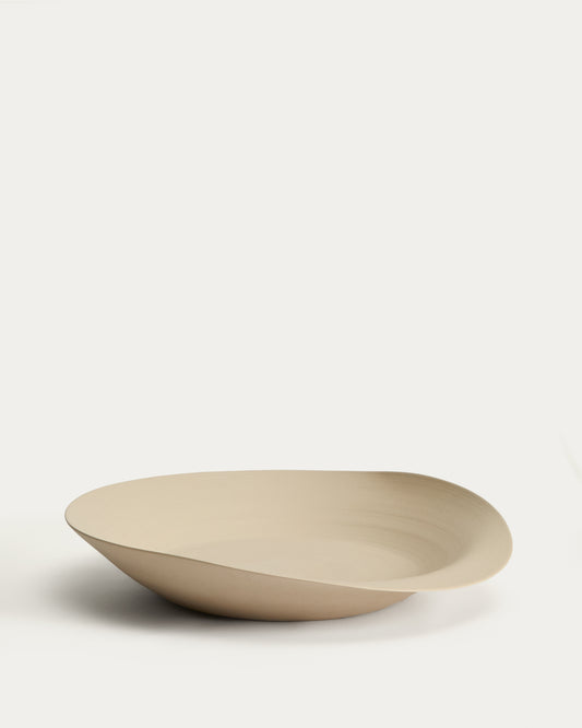 Ebenor beige ceramic centerpiece Ø 53 cm