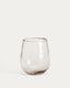 Sileia cup made of brown recycled glass