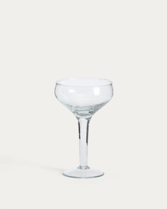 Sileia wine glass made of transparent recycled glass
