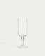 Obila wine glass made of transparent recycled glass