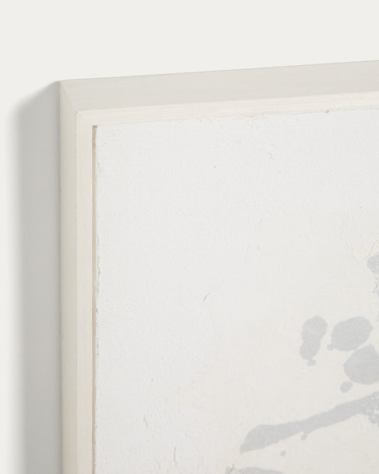 Erale grey and blue hand-painted abstract picture 60 x 90cm