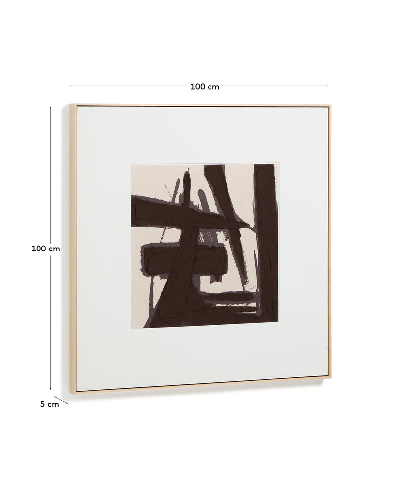 Arilan hand-painted abstract picture 100 x 100cm