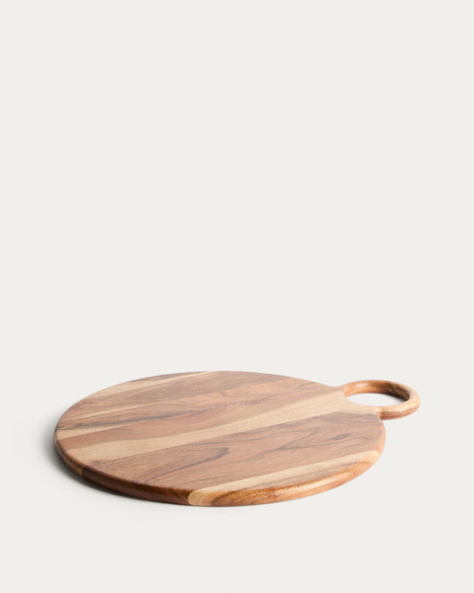 Dalme acacia wood serving board Ø35.5cm