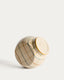 Belor ceramic pot with multicoloured lines 17cm