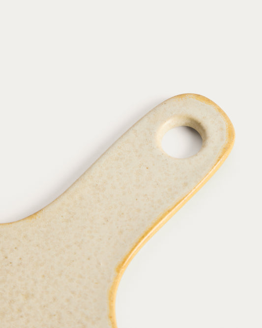 Belor white ceramic serving board 33 x 22.6cm