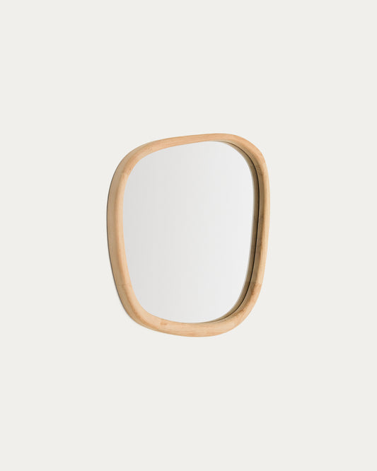 Alura teak wood mirror 45,5 x 47 cm FSC 100%