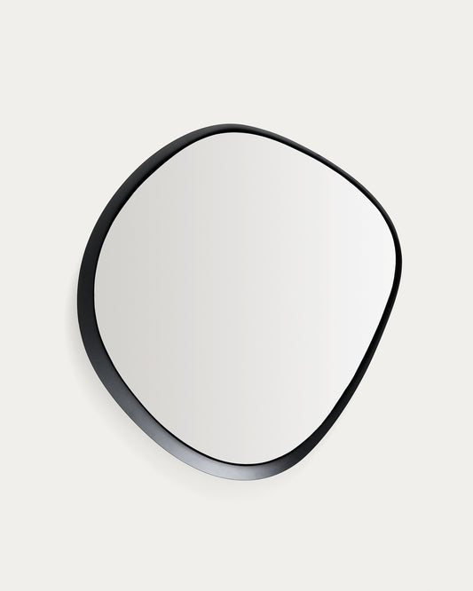 Tebel black metal mirror 67.5 x 74.5cm