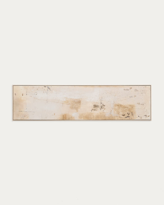 Silpa dark beige abstract picture, 182 x 47 cm