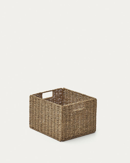 Tossa natural fibre folding box, 32 x 27 cm