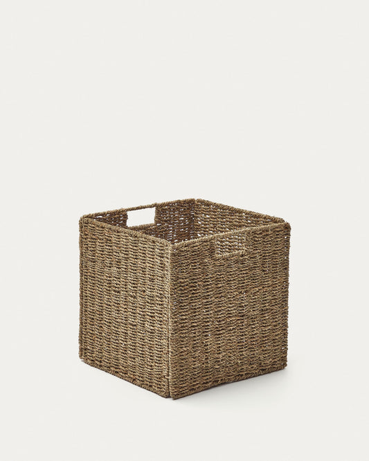 Tossa natural fiber folding box, 32 x 33 cm