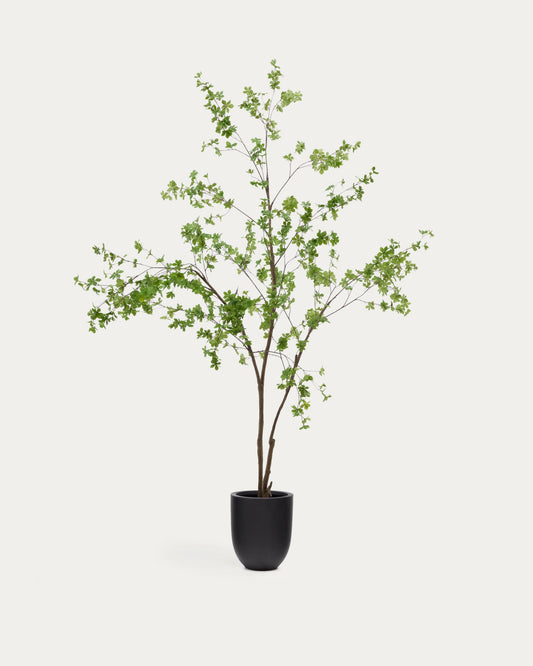 Enkianthus artificial tree with black pot 214 cm