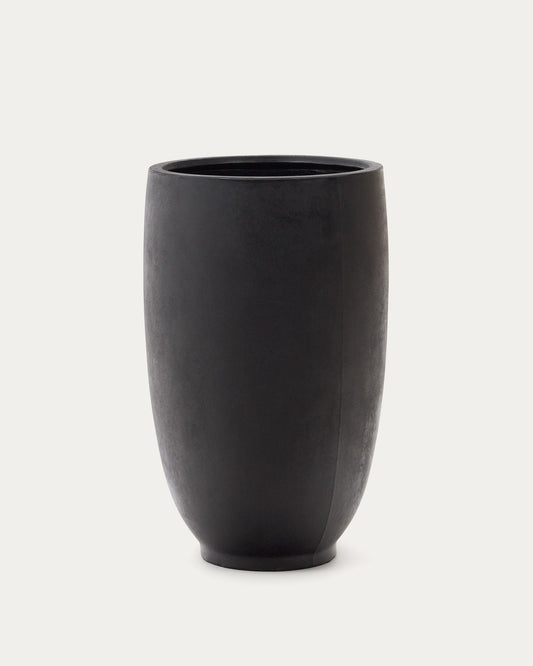 Aiguablava Black Cement Planter Ø 75 cm