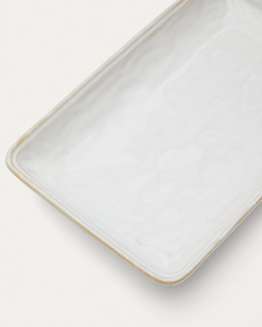 Savel Gray Stoneware Tray