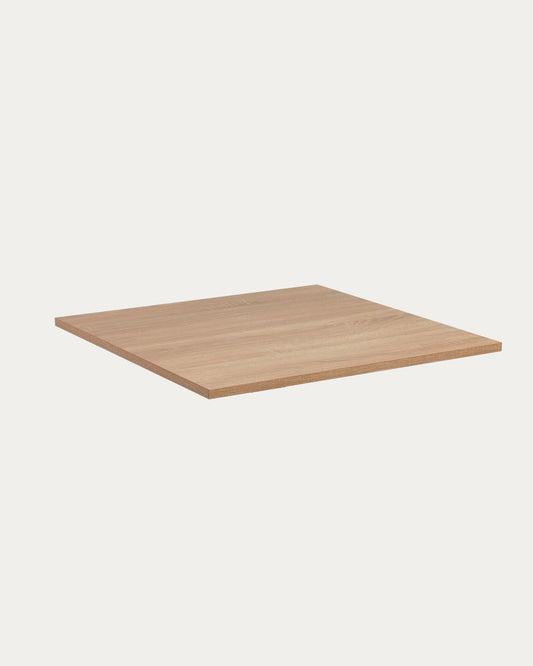 Tiaret table top in melamine with a natural finish, 70 x 70 cm