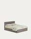 Nahiri grey lift-up storage bed for a 150 x 200 cm mattress