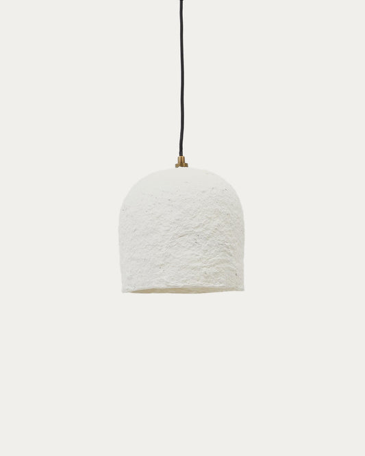 Calvia white papier-mâché ceiling lamp Ø 25 cm