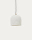 Calvia white papier-mâché ceiling lamp Ø 25 cm