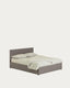 Nahiri grey lift-up storage bed for a 150 x 200 cm mattress