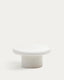 Addaia Round White Cement Coffee Table Ø90 cm