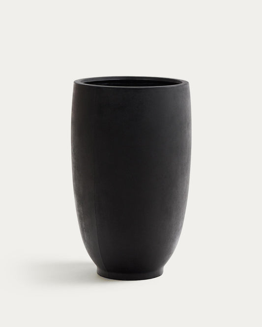 Aiguablava Black Cement Planter Ø 75 cm