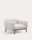Sorells outdoor modular armchair in aluminium with green finish
